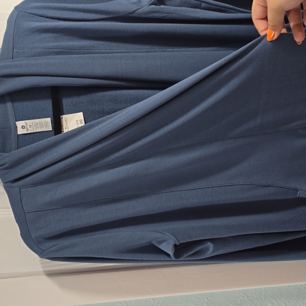 90 Degree by Reflex Medium Long Blue Cardigan - Picture 8 of 12